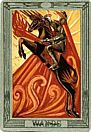 Knight [Krl] of Wands, Deck: Thoth Tarot