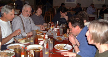 Dave, Jim at BBQ